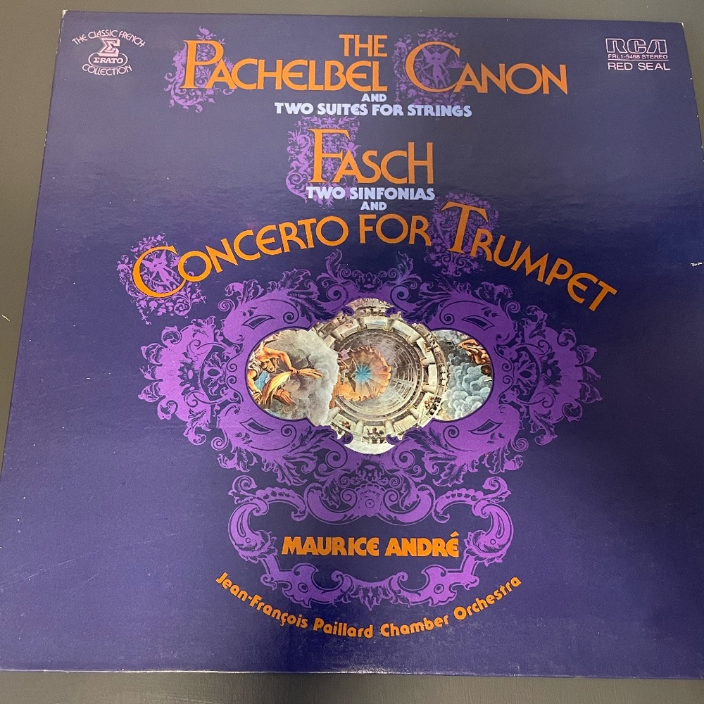 'The Pachebel Canon Concerto For Trumpets' on vinyl record